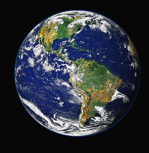 Fotografia della Terra dallo spazio
